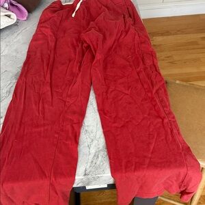 Brandy Melville Red Anastasia sweatpants